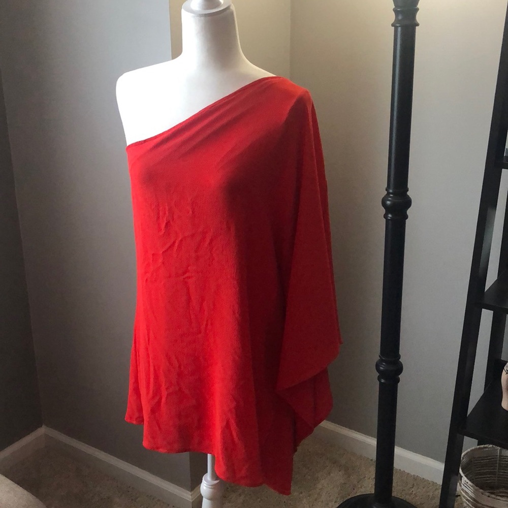 Red One Shoulder Dress